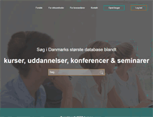 Tablet Screenshot of kursuszonen.dk